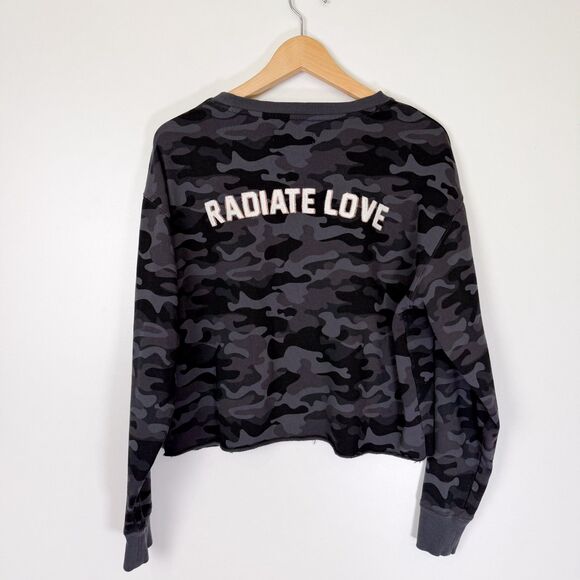 Spiritual Gangster Mazzy Pullover Radiate Love Camo Sweatshirt Sz Large - Picture 5 of 9